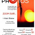 Affiche de l'exposition Zoom sur Alain Blaise