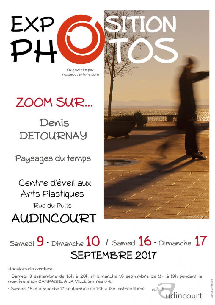 Affiche de l'exposition Zoom sur Denis Detournay