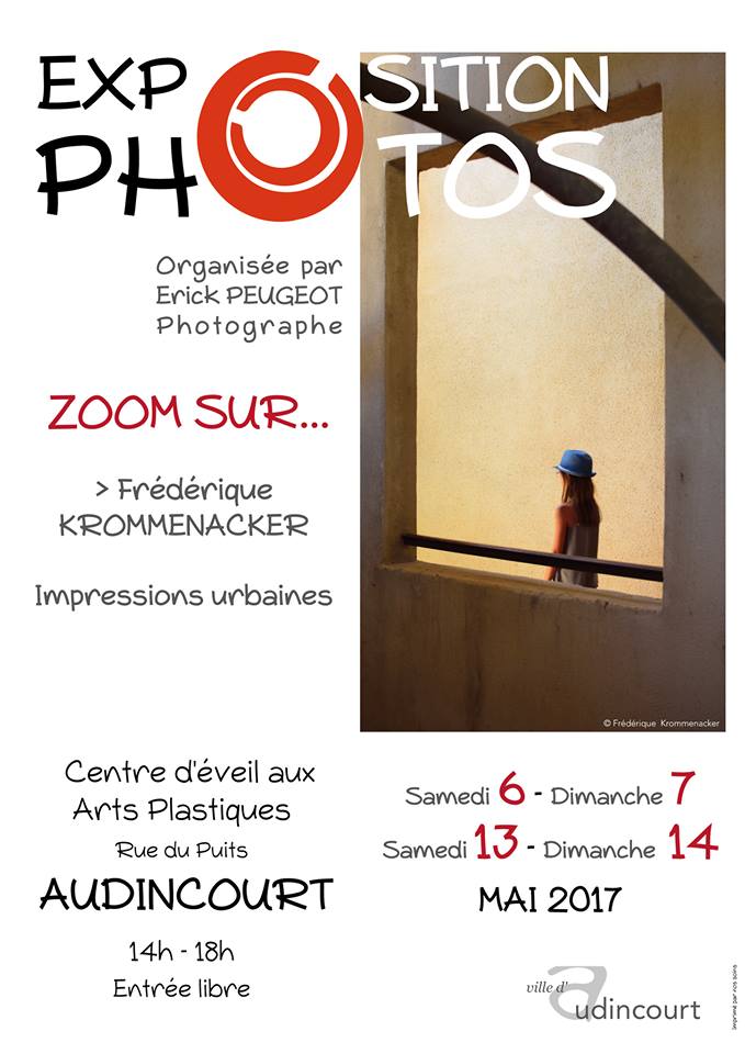 Affiche de l'exposition Zoom sur Frédérique Krommenacker