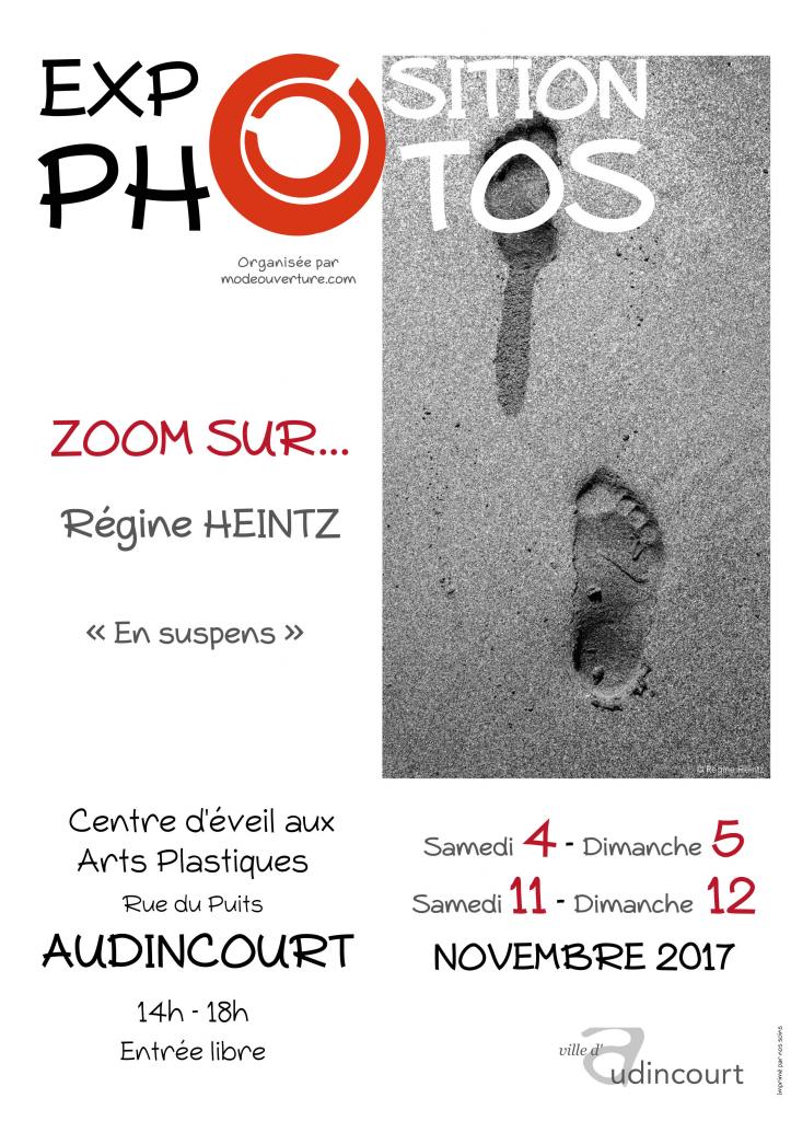 Affiche de l'exposition Zoom sur Régine Heintz