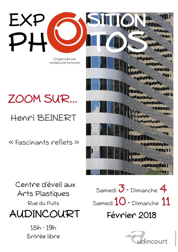 Affiche de l'exposition Zoom sur Henri Beinert