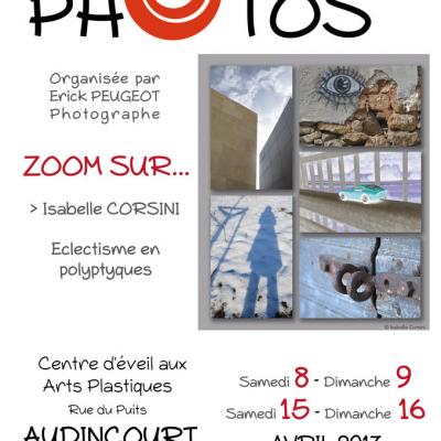 Affiche de l'exposition Zoom sur Isabelle Corsini